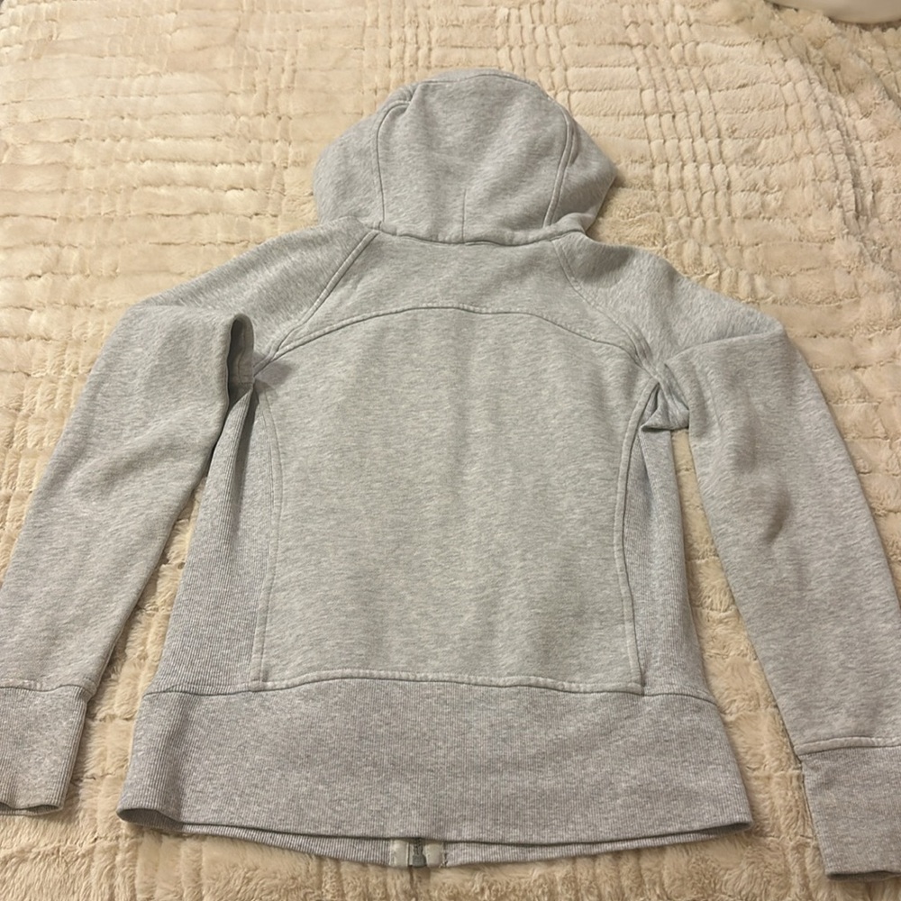 Lululemon Scuba Full-Zip Hoodie, Size 6, Gray - Picture 4 of 4